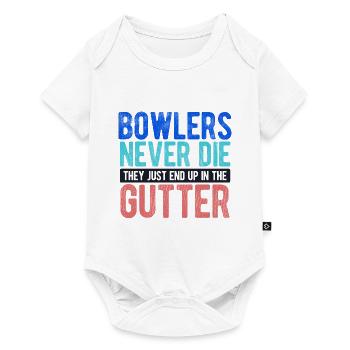 Bowling - Baby Premium Kurzarmbody - Weiß - Vorne