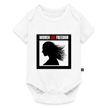 Women life freedom - Body à manches courtes Premium Bébé - blanc - Devant
