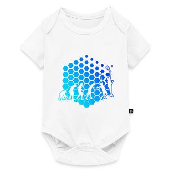 Raquette de paddle-tennis pour femmes - Body à manches courtes Premium Bébé - blanc - Devant