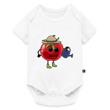 tomate hobby jardinier jardinier jardinier légume enfant - Body à manches courtes Premium Bébé - blanc - Devant