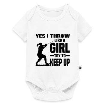 Hammer throw - Baby Premium short-sleeve bodysuit - white - Front