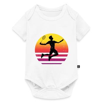 Badminton Women Badminton Players Squash Badminton - Baby Premium short-sleeve bodysuit - white - Front