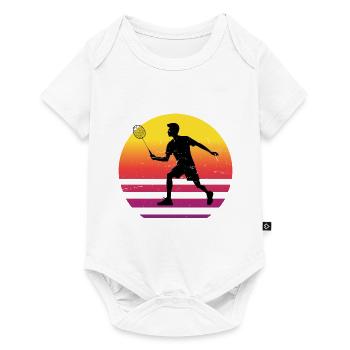 Men, Women's Badminton Players Badminton Badminton - Baby Premium short-sleeve bodysuit - white - Front
