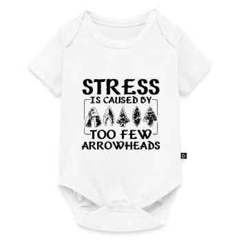 Collect arrowheads - Baby Premium short-sleeve bodysuit - white - Front