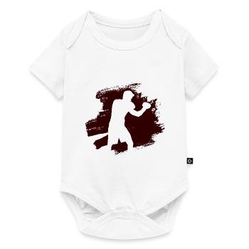 Boxsport Boxing - Baby Premium Kurzarmbody - Weiß - Vorne
