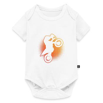Freestyle Motocross Motocross Dirt Biker - Body à manches courtes Premium Bébé - blanc - Devant
