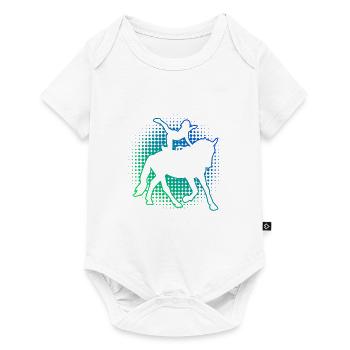 Vaulting Athletic Discipline Equestrian Art - Baby Premium short-sleeve bodysuit - white - Front