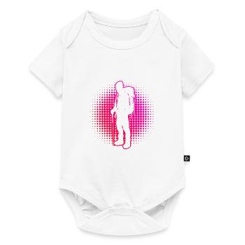 Grimpeurs Escalade Homme Bloc - Body à manches courtes Premium Bébé - blanc - Devant