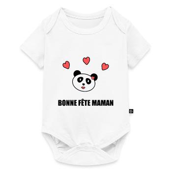 MOTHER'S DAY. HAPPY MOTHER'S DAY. MOM - Baby Premium short-sleeve bodysuit - white - Front