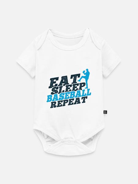 Baseball - Baby Premium Kurzarmbody - Weiß