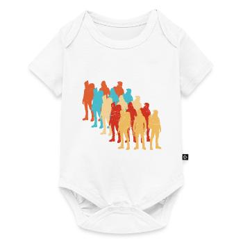 Women's Men's Bouldering Bouldering Climbing Climber - Baby Premium short-sleeve bodysuit - white - Front