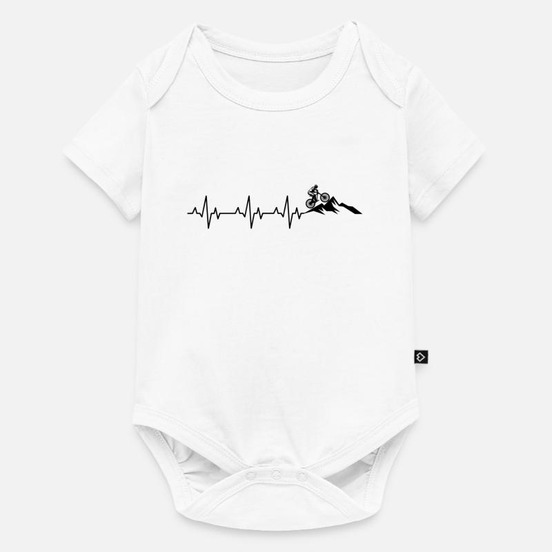 VTT, vélos, cyclisme - Body à manches courtes Premium Bébé - blanc