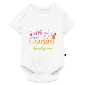Girls Weekend Oh Sip It's A Cousins Trip - Baby Premium short-sleeve bodysuit - white - Front