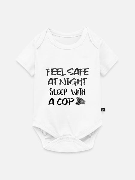 Polizei - Baby Premium Kurzarmbody - Weiß