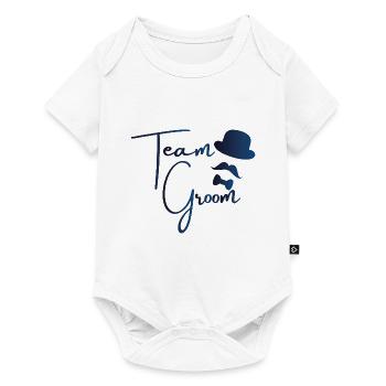 Team Groom - Junggesellenabschied - Baby Premium Kurzarmbody - Weiß - Vorne