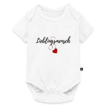 Lieblingsmensch - Baby Premium Kurzarmbody - Weiß - Vorne