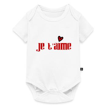 PAAR. GERADE VERHEIRATET. Junggesellinnenabschied. VALENTINSTAG. MARIES - Baby Premium Kurzarmbody - Weiß - Vorne