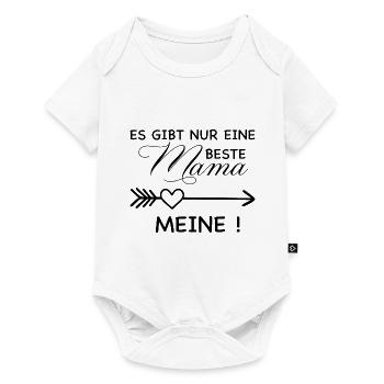 There's Only One Best Mommy My Saying Gift - Baby Premium short-sleeve bodysuit - white - Front