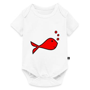 MOTHER's DAY. HAPPY MOTHER'S DAY. MOM. I LOVE YOU - Baby Premium short-sleeve bodysuit - white - Front