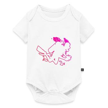 Scuba Diver Hommes Femmes Plongée Diver Diver - Body à manches courtes Premium Bébé - blanc - Devant
