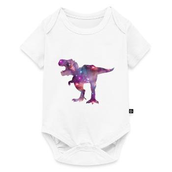 Tyrannosaurus Rex dans l’espace T-Rex Enfants Cool - Body à manches courtes Premium Bébé - blanc - Devant