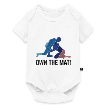 Grappling Martial Arts Wrestling - Baby Premium Kurzarmbody - Weiß - Vorne