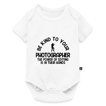 Fotografie Fotograf - Baby Premium Kurzarmbody - Weiß - Vorne