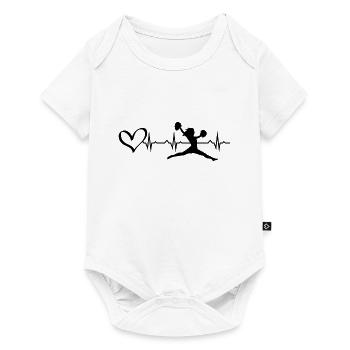Cheerleading perfektes Geschenk Geburtstag - Baby Premium Kurzarmbody - Weiß - Vorne