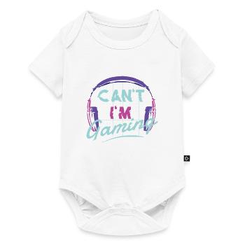 I can't, have to gamble - Gamer - Headset - Baby Premium short-sleeve bodysuit - white - Front
