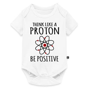 Positive thinking confident Atom Physics physicist - Baby Premium short-sleeve bodysuit - white - Front