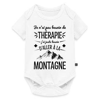 I Just Need To Go To The Mountain Humor - Baby Premium short-sleeve bodysuit - white - Front