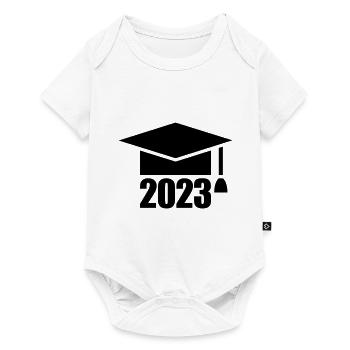 Diplôme, ABI 2023, Diplôme - Body à manches courtes Premium Bébé - blanc - Devant