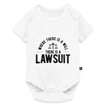 Richter Jurist Anwalt - Baby Premium Kurzarmbody - Weiß - Vorne