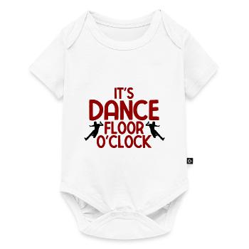 Breakdancing Tanzen für Tänzer - Baby Premium Kurzarmbody - Weiß - Vorne