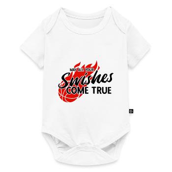 Basketball - Baby Premium Kurzarmbody - Weiß - Vorne