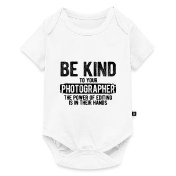 Fotografie Fotograf - Baby Premium Kurzarmbody - Weiß - Vorne