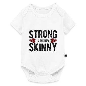 Boxsport Boxing - Baby Premium Kurzarmbody - Weiß - Vorne