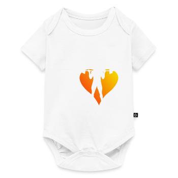 Endurance Training Women Fitness Men Cardio - Baby Premium short-sleeve bodysuit - white - Front