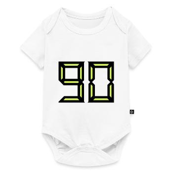 90. HAPPY BIRTHDAY. HAPPY BIRTHDAY - Baby Premium short-sleeve bodysuit - white - Front
