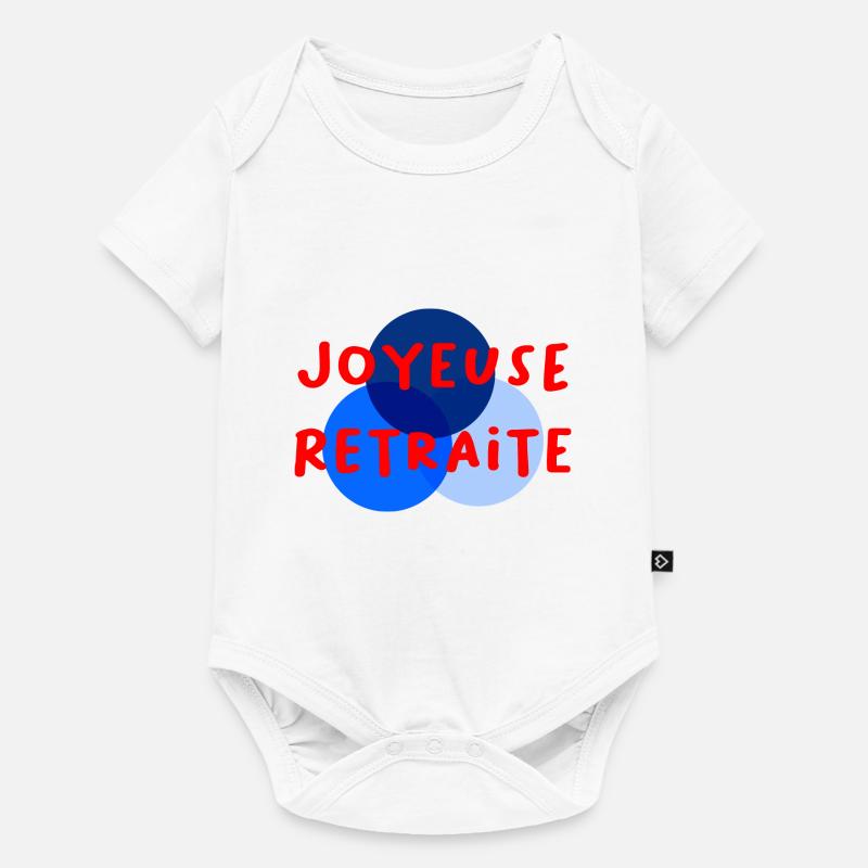RETRAITE. RETRAITE. RETRAITEE. RETRAITE - Body à manches courtes Premium Bébé - blanc