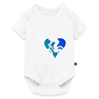 Cycling Cycling Women MTB Men Cyclists - Baby Premium short-sleeve bodysuit - white - Front