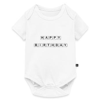 ALLES GUTE ZUM GEBURTSTAG. ALLES GUTE ZUM GEBURTSTAG. JAHRESTAG. - Baby Premium Kurzarmbody - Weiß - Vorne