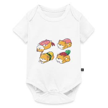Shiba Inu Dog Sushi Japan Akita I Gift - Baby Premium short-sleeve bodysuit - white - Front