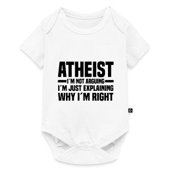 Atheism - Baby Premium short-sleeve bodysuit - white - Front