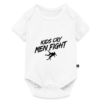 Grappling Martial Arts Wrestling - Baby Premium Kurzarmbody - Weiß - Vorne