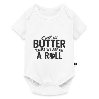 Bowling - Baby Premium Kurzarmbody - Weiß - Vorne