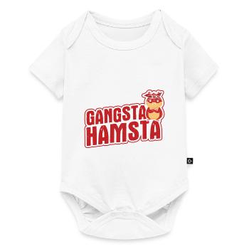 Nagetier Hamster - Baby Premium Kurzarmbody - Weiß - Vorne