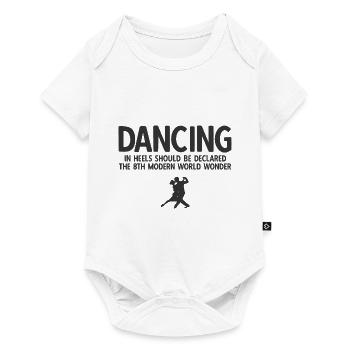 Breakdancing Tanzen für Tänzer - Baby Premium Kurzarmbody - Weiß - Vorne