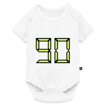 90 YEARS. 90TH ANNIVERSARY. BIRTHDAY 90 YEARS. 90 - Baby Premium short-sleeve bodysuit - white - Front