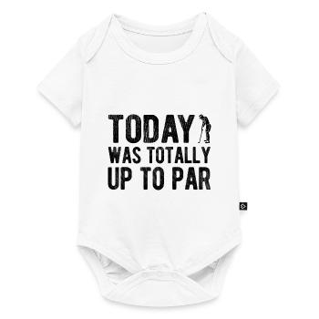 Golfplatz zum Golfen Golf - Baby Premium Kurzarmbody - Weiß - Vorne